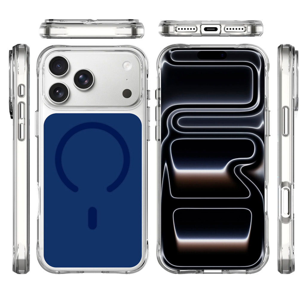 Чехол (накладка) Apple iPhone 17 Pro Max / iPhone 18 Pro Max, Epik Space Pure, MagSafe, Синий - № 3 Чехол (накладка) Apple iPhone 17 Pro Max / iPhone 18 Pro Max, Epik Space Pure, MagSafe, Синий - № 3