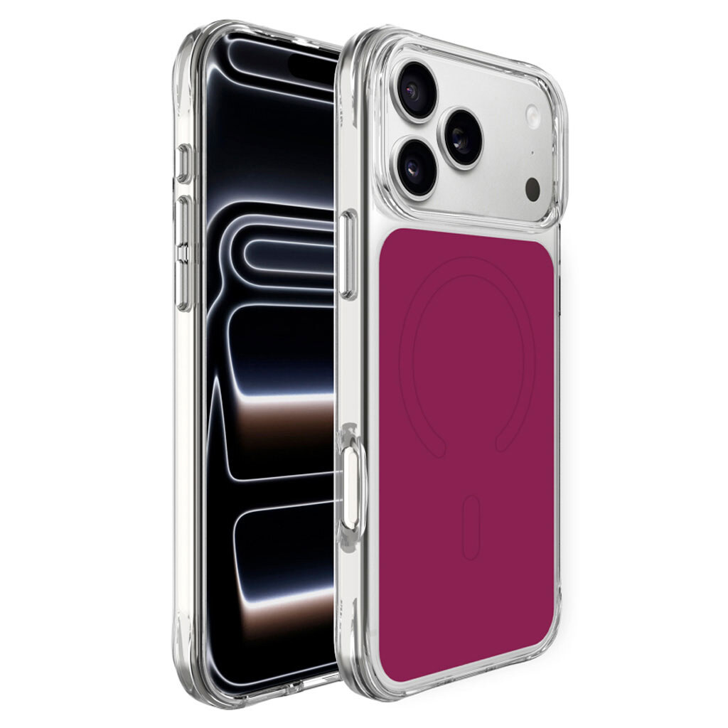Чохол (накладка) Apple iPhone 17 Pro Max / iPhone 18 Pro Max, Epik Space Pure, Cherry, MagSafe, Бордовий - № 2 Чохол (накладка) Apple iPhone 17 Pro Max / iPhone 18 Pro Max, Epik Space Pure, Cherry, MagSafe, Бордовий - № 2