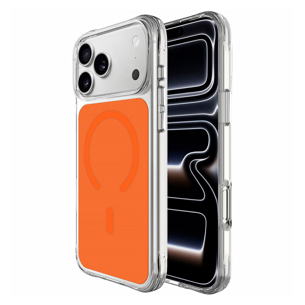 Чехол (накладка) Apple iPhone 17 Pro Max / iPhone 18 Pro Max, Epik Space Pure, MagSafe, Оранжевый - № 1 Чехол (накладка) Apple iPhone 17 Pro Max / iPhone 18 Pro Max, Epik Space Pure, MagSafe, Оранжевый - № 1