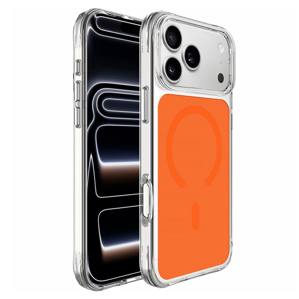 Чехол (накладка) Apple iPhone 17 Pro Max / iPhone 18 Pro Max, Epik Space Pure, MagSafe, Оранжевый - № 2 Чехол (накладка) Apple iPhone 17 Pro Max / iPhone 18 Pro Max, Epik Space Pure, MagSafe, Оранжевый - № 2