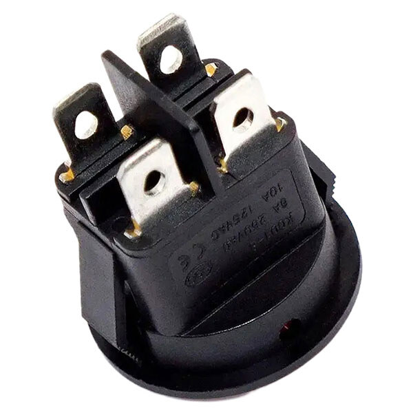 Переключатель клавишный KCD1-224/4P-LED, Красный - № 3 Переключатель клавишный KCD1-224/4P-LED, Красный - № 3