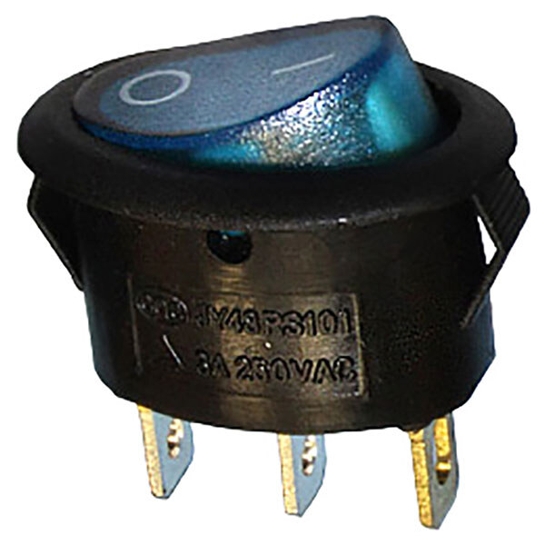 Переключатель клавишный KCD1-101N-9-LED ON-OFF, Синий - № 1 Переключатель клавишный KCD1-101N-9-LED ON-OFF, Синий - № 1