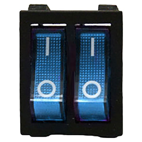 Клавішний перемикач KCD2-2101N-2-LED, Синій - № 2 Клавішний перемикач KCD2-2101N-2-LED, Синій - № 2