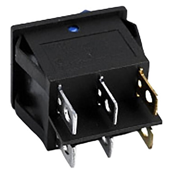 Клавішний перемикач KCD2-2101N-2-LED, Синій - № 3 Клавішний перемикач KCD2-2101N-2-LED, Синій - № 3