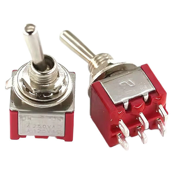 Тумблер MTS-202 ON-ON, Красный - № 2 Тумблер MTS-202 ON-ON, Красный - № 2