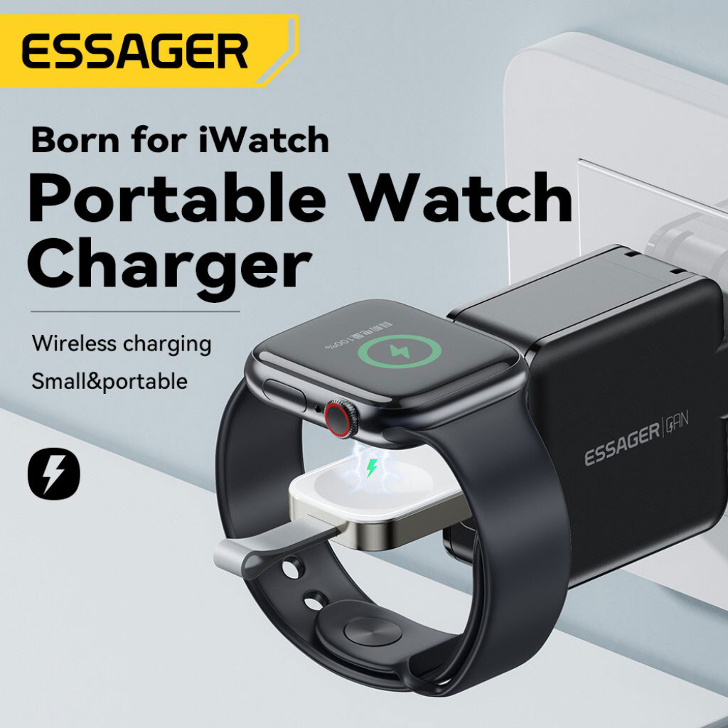 Бездротове ЗУ Essager Yibay Smart Watch Wirless Charger EWXA-YB02-Z, Білий - № 3 Бездротове ЗУ Essager Yibay Smart Watch Wirless Charger EWXA-YB02-Z, Білий - № 3