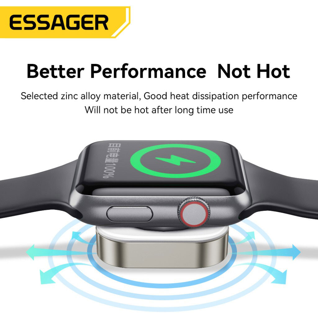 Бездротове ЗУ Essager Yibay Smart Watch Wirless Charger EWXA-YB02-Z, Білий - № 7 Бездротове ЗУ Essager Yibay Smart Watch Wirless Charger EWXA-YB02-Z, Білий - № 7