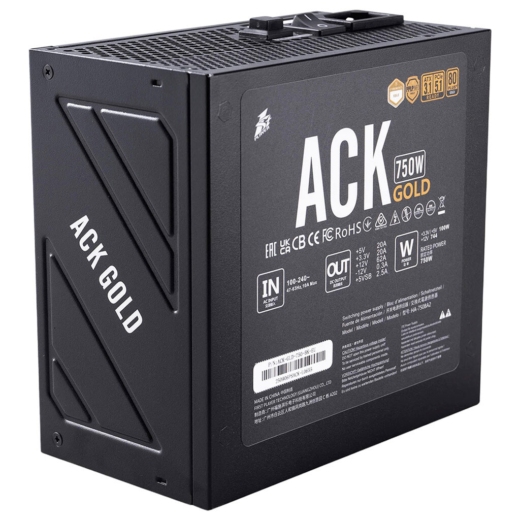 Блок живлення 1stPlayer HA-750BA2, Черный - № 4 Блок живлення 1stPlayer HA-750BA2, Черный - № 4