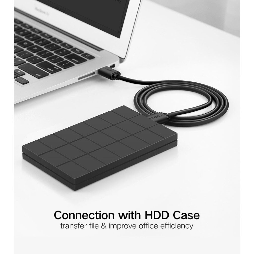 Кабель Ugreen US102, USB, 0.5 м., Чорний - № 4 Кабель Ugreen US102, USB, 0.5 м., Чорний - № 4