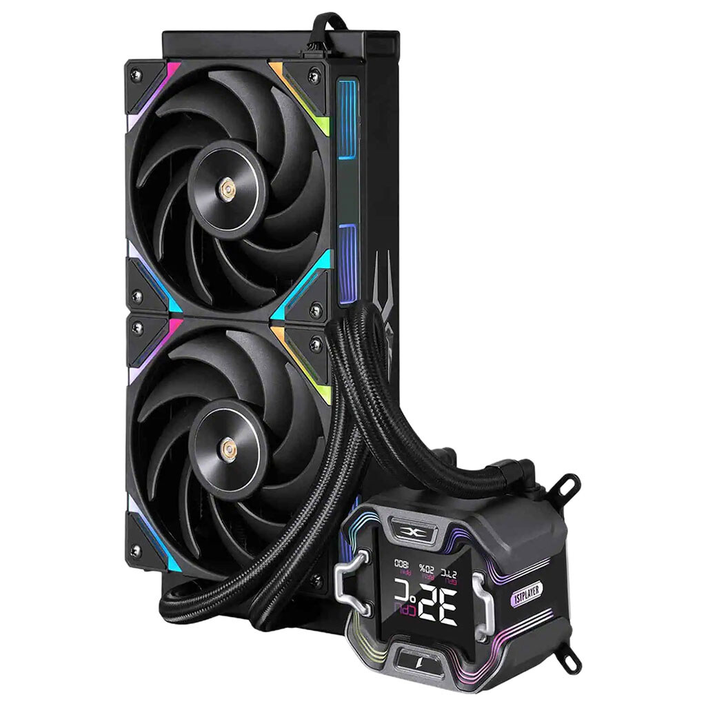 Система водяного охлаждения 1stPlayer X-240E, Черный - № 2 Система водяного охлаждения 1stPlayer X-240E, Черный - № 2