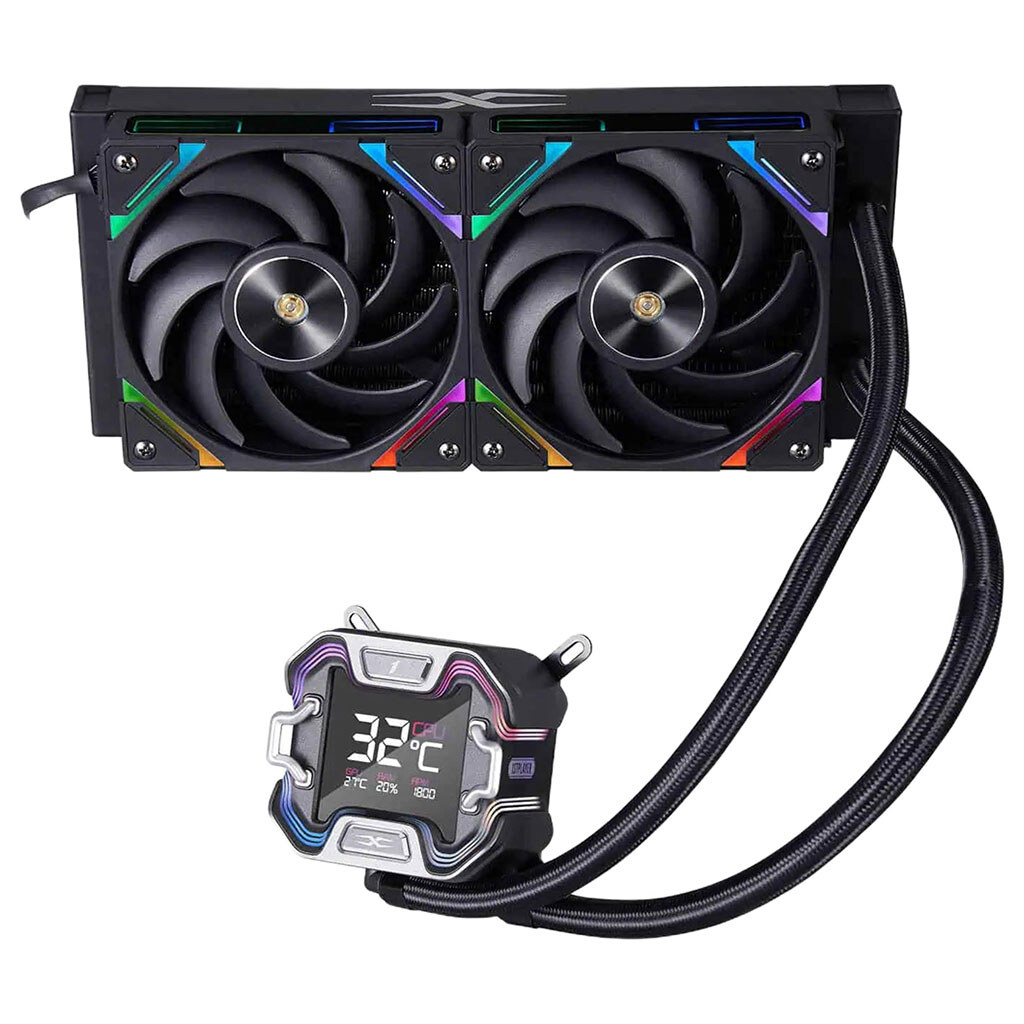 Система водяного охлаждения 1stPlayer X-240E, Черный - № 4 Система водяного охлаждения 1stPlayer X-240E, Черный - № 4