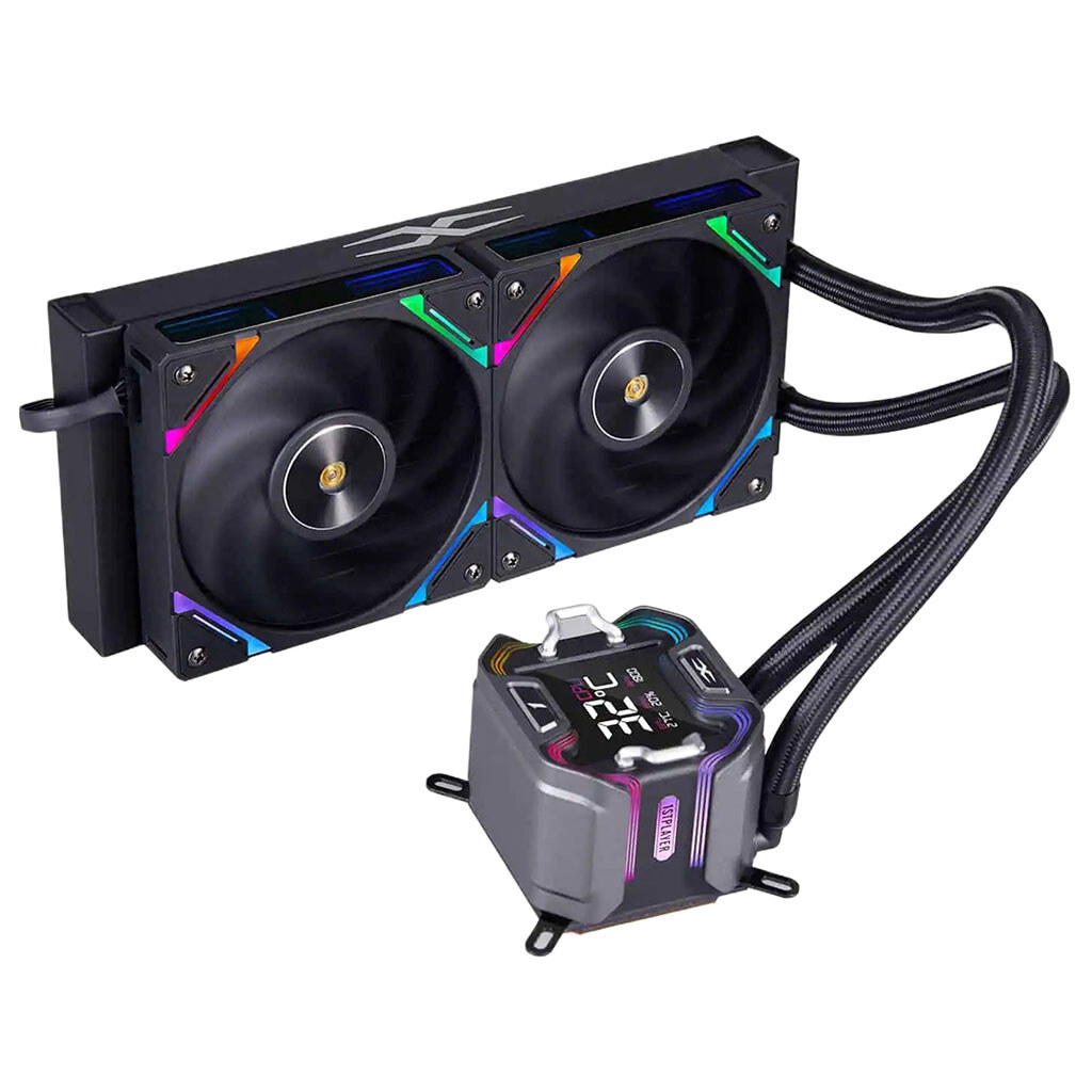 Система водяного охлаждения 1stPlayer X-240E, Черный - № 6 Система водяного охлаждения 1stPlayer X-240E, Черный - № 6