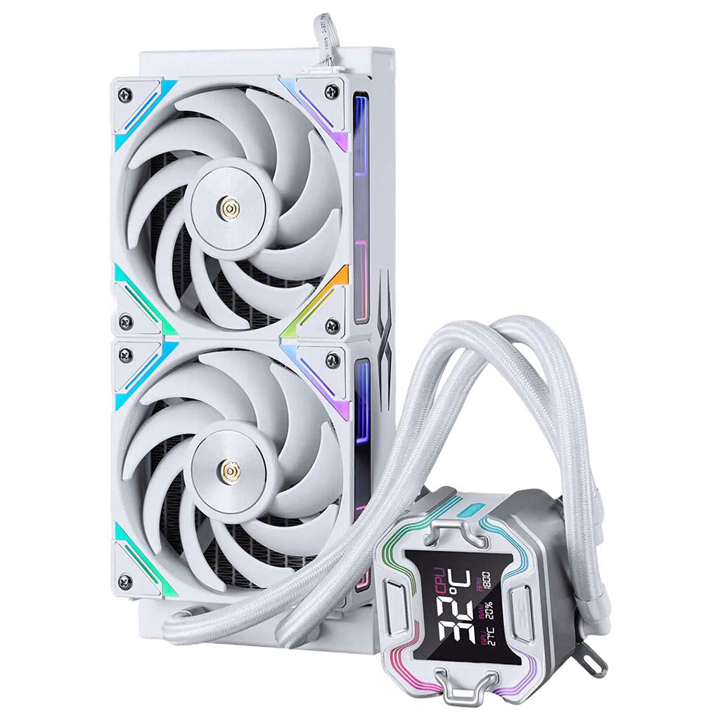 Система водяного охлаждения 1stPlayer X-240E, Белый - № 2 Система водяного охлаждения 1stPlayer X-240E, Белый - № 2