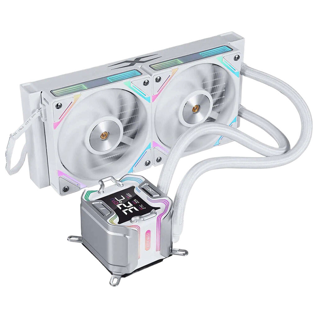 Система водяного охлаждения 1stPlayer X-240E, Белый - № 3 Система водяного охлаждения 1stPlayer X-240E, Белый - № 3