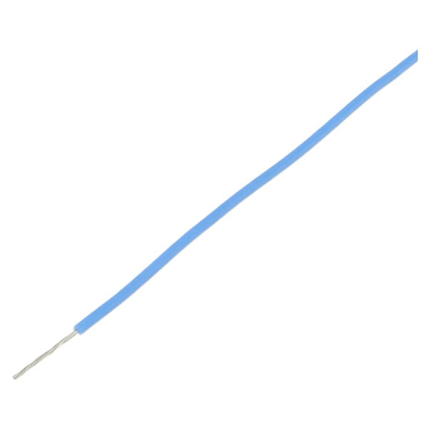 Провод многожильный лужёный AF-200, 0.12mm2, медь PTFE, Синий - № 1 Провод многожильный лужёный AF-200, 0.12mm2, медь PTFE, Синий - № 1