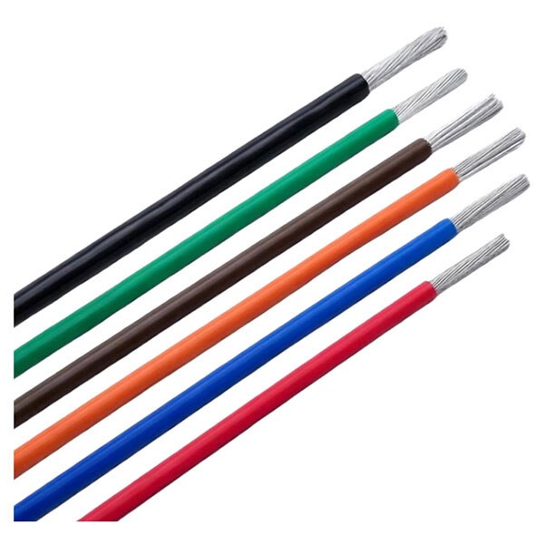Провод многожильный лужёный AF-200, 0.5mm2, медь PTFE, Белый - № 3 Провод многожильный лужёный AF-200, 0.5mm2, медь PTFE, Белый - № 3