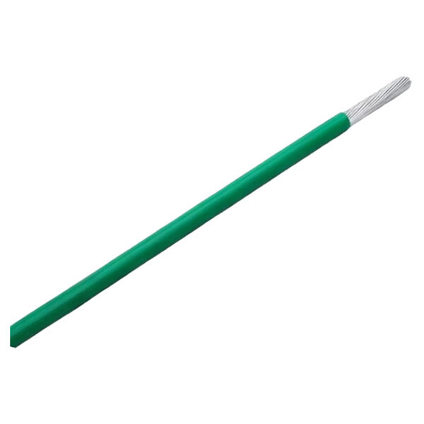 Провод многожильный лужёный AF-200, 0.5mm2, медь PTFE, Зеленый - № 1 Провод многожильный лужёный AF-200, 0.5mm2, медь PTFE, Зеленый - № 1