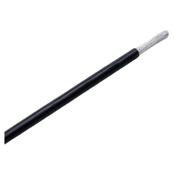 Провод многожильный лужёный AF-200, 0.5mm2, медь PTFE, Черный - № 1 Провод многожильный лужёный AF-200, 0.5mm2, медь PTFE, Черный - № 1