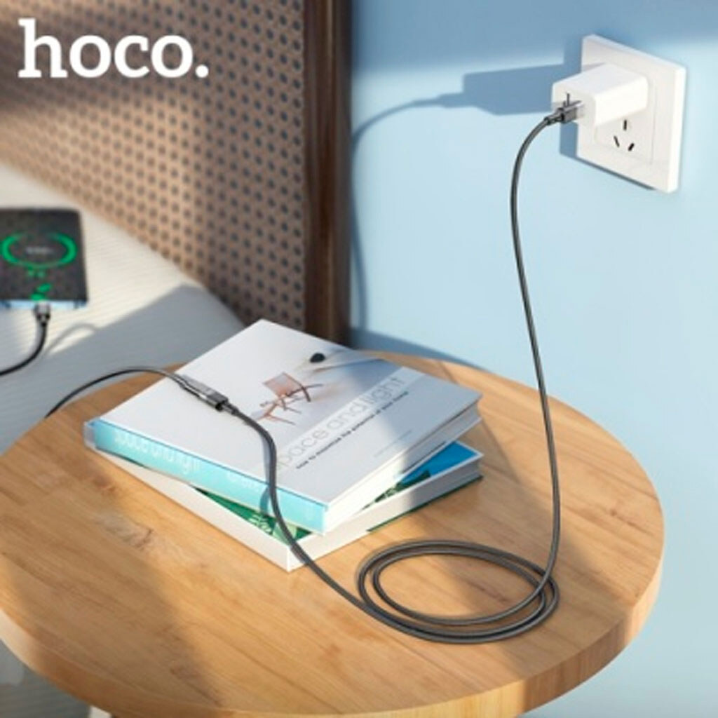 USB кабель Hoco U107, Type-C, 1.0 м., Чорний - № 5 USB кабель Hoco U107, Type-C, 1.0 м., Чорний - № 5