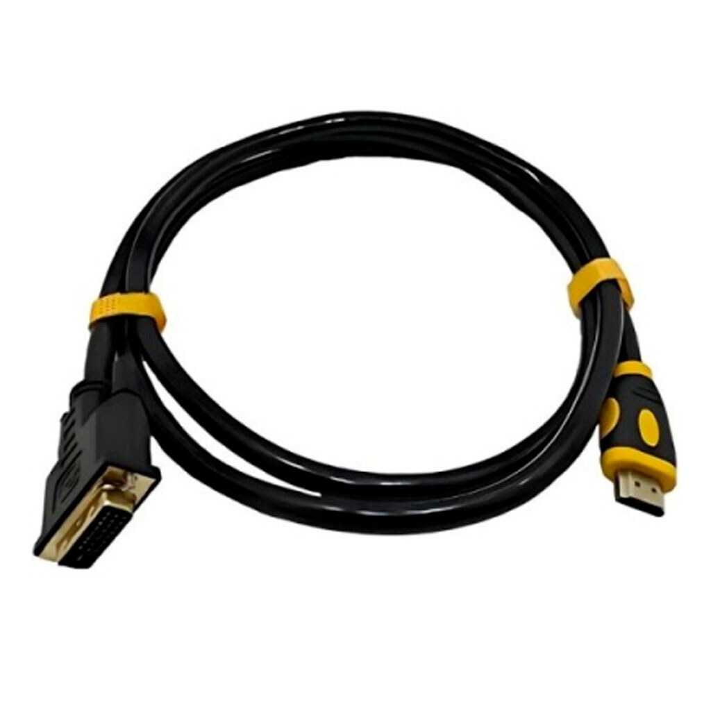 Кабель HDMI to DVI-DVI to HDMI, 1.5 м., Черный - № 1 Кабель HDMI to DVI-DVI to HDMI, 1.5 м., Черный - № 1