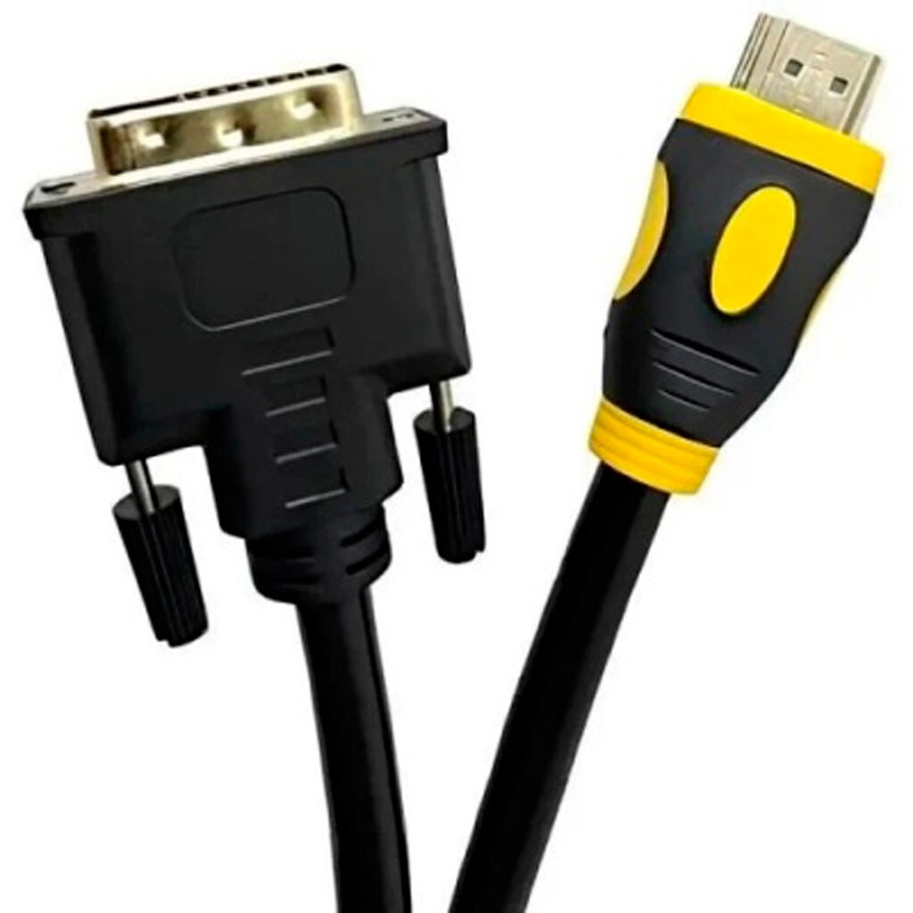 Кабель HDMI to DVI-DVI to HDMI, 1.5 м., Черный - № 2 Кабель HDMI to DVI-DVI to HDMI, 1.5 м., Черный - № 2