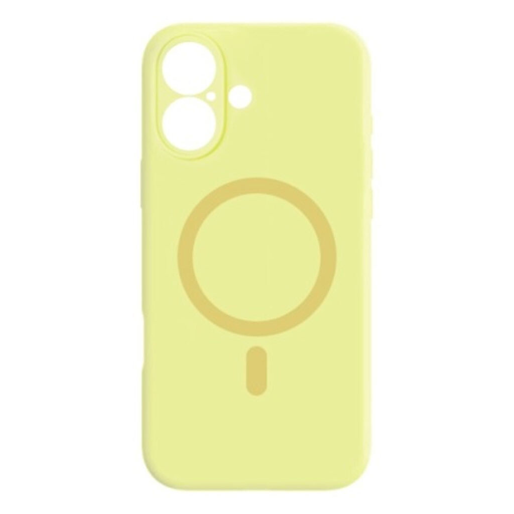 Чехол (накладка) Apple iPhone 16, Air Beats Wide Strip Full Camera, MagSafe, Желтый - № 1 Чехол (накладка) Apple iPhone 16, Air Beats Wide Strip Full Camera, MagSafe, Желтый - № 1