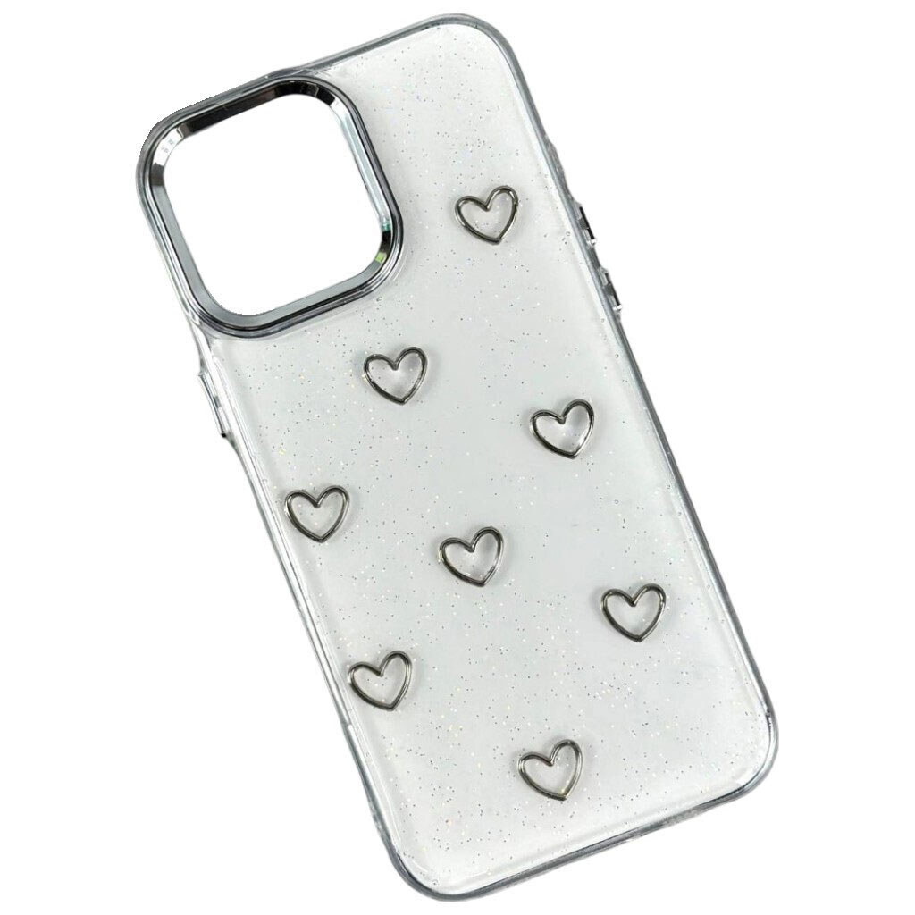Чехол (накладка) Samsung Galaxy A36 5G / Galaxy A37 5G, Shiny Crystal Colored Bow, Hearts, Рисунок - № 1 Чехол (накладка) Samsung Galaxy A36 5G / Galaxy A37 5G, Shiny Crystal Colored Bow, Hearts, Рисунок - № 1