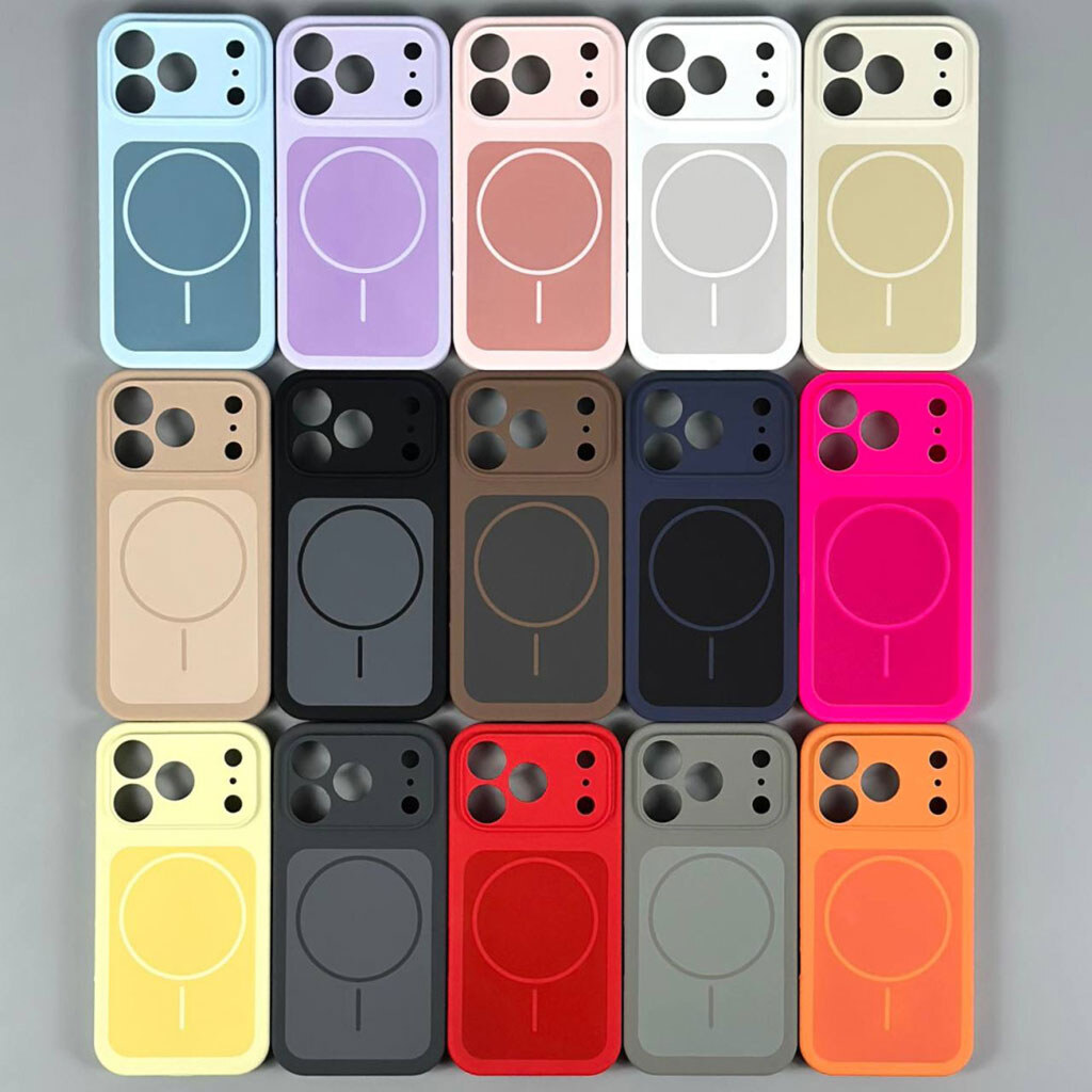 Чехол (накладка) Apple iPhone 15, Silicone Case Vision, MagSafe, Белый - № 2 Чехол (накладка) Apple iPhone 15, Silicone Case Vision, MagSafe, Белый - № 2