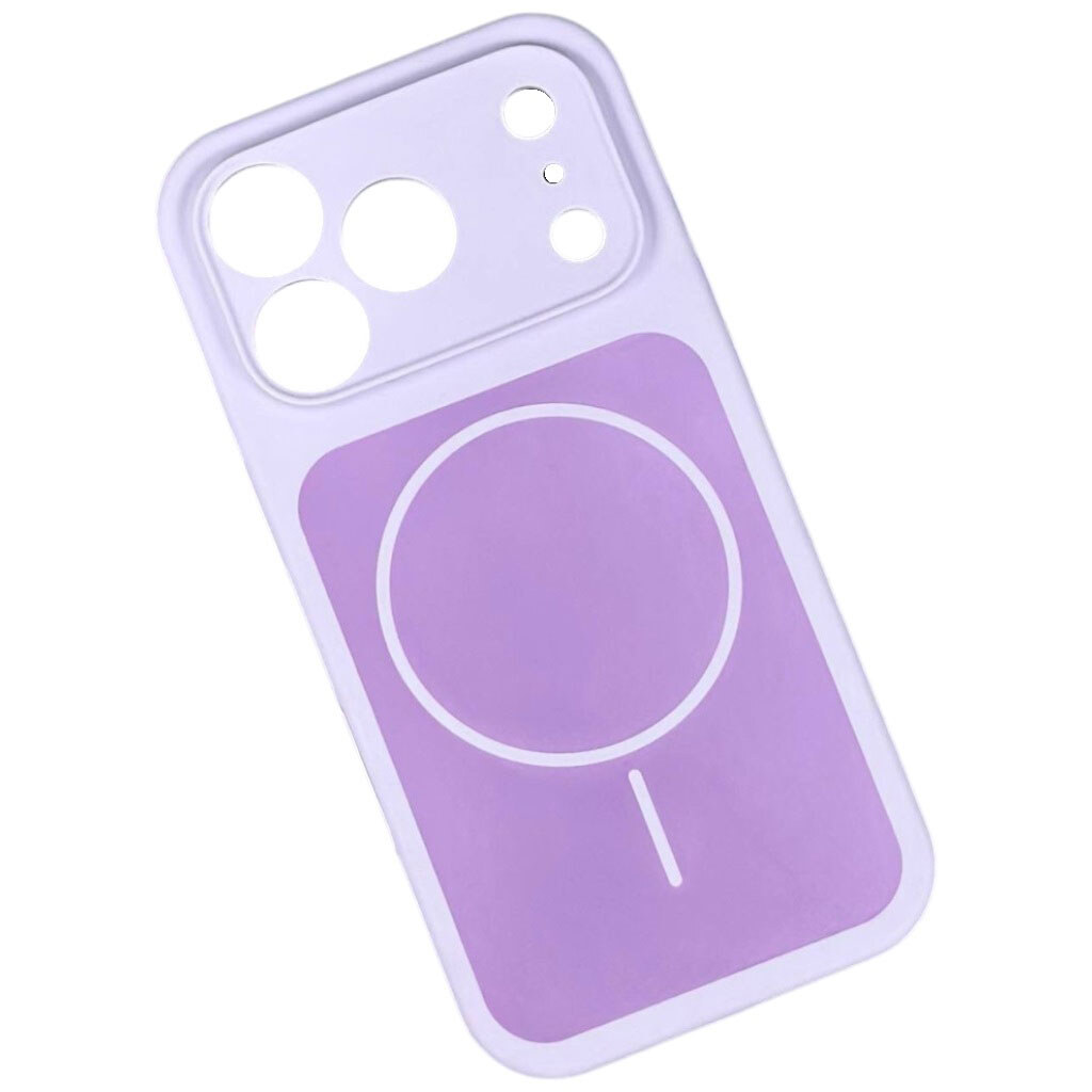 Чехол (накладка) Apple iPhone 17 Pro Max, Silicone Case Vision, MagSafe, Лиловый - № 1 Чехол (накладка) Apple iPhone 17 Pro Max, Silicone Case Vision, MagSafe, Лиловый - № 1