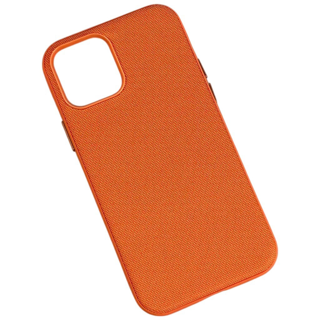 Чехол (накладка) Apple iPhone 14 Pro Max, Thech Woven, Оранжевый - № 1 Чехол (накладка) Apple iPhone 14 Pro Max, Thech Woven, Оранжевый - № 1