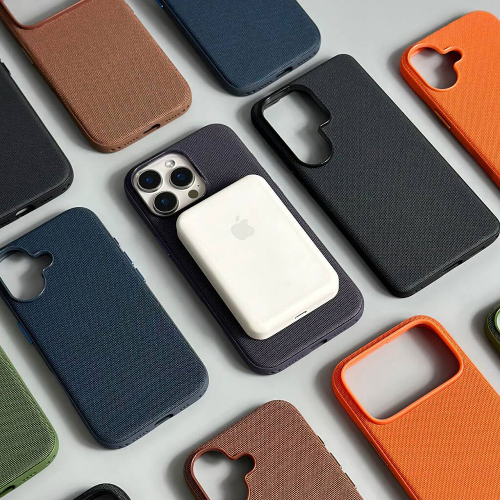 Чехол (накладка) Apple iPhone 14 Pro Max, Thech Woven, Оранжевый - № 8 Чехол (накладка) Apple iPhone 14 Pro Max, Thech Woven, Оранжевый - № 8