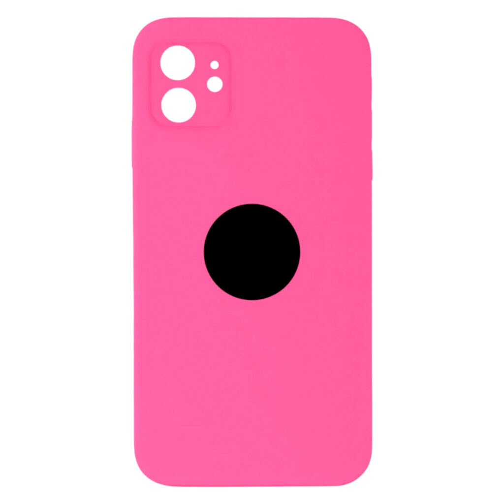 Чохол (накладка) Apple iPhone 12, Original Soft Case, Dragon Fruit, Рожевий - № 1 Чохол (накладка) Apple iPhone 12, Original Soft Case, Dragon Fruit, Рожевий - № 1