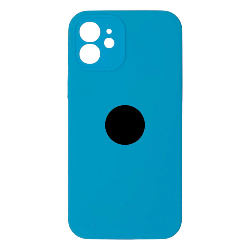 Чохол (накладка) Apple iPhone 12, Original Soft Case, Light Blue, Блакитний - № 1 Чохол (накладка) Apple iPhone 12, Original Soft Case, Light Blue, Блакитний - № 1