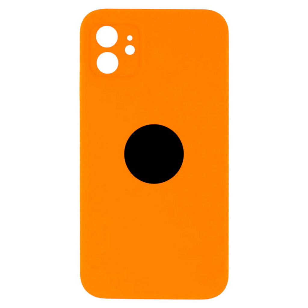 Чохол (накладка) Apple iPhone 12, Original Soft Case, Помаранчевий - № 1 Чохол (накладка) Apple iPhone 12, Original Soft Case, Помаранчевий - № 1
