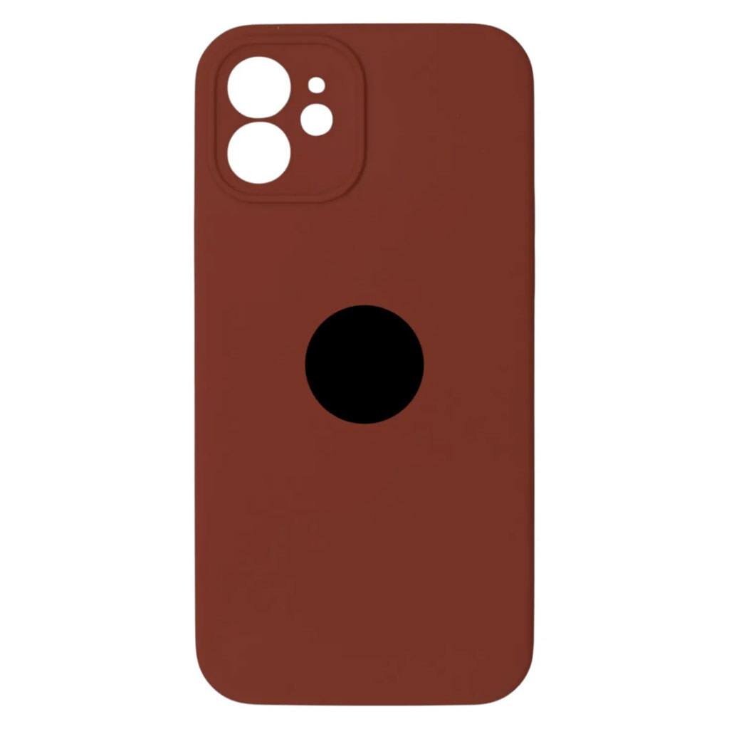 Чехол (накладка) Apple iPhone 12, Original Soft Case, Saddle Brown, Коричневый - № 1 Чехол (накладка) Apple iPhone 12, Original Soft Case, Saddle Brown, Коричневый - № 1