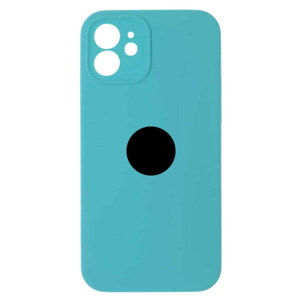 Чохол (накладка) Apple iPhone 12, Original Soft Case, Sea Blue, Блакитний - № 1 Чохол (накладка) Apple iPhone 12, Original Soft Case, Sea Blue, Блакитний - № 1