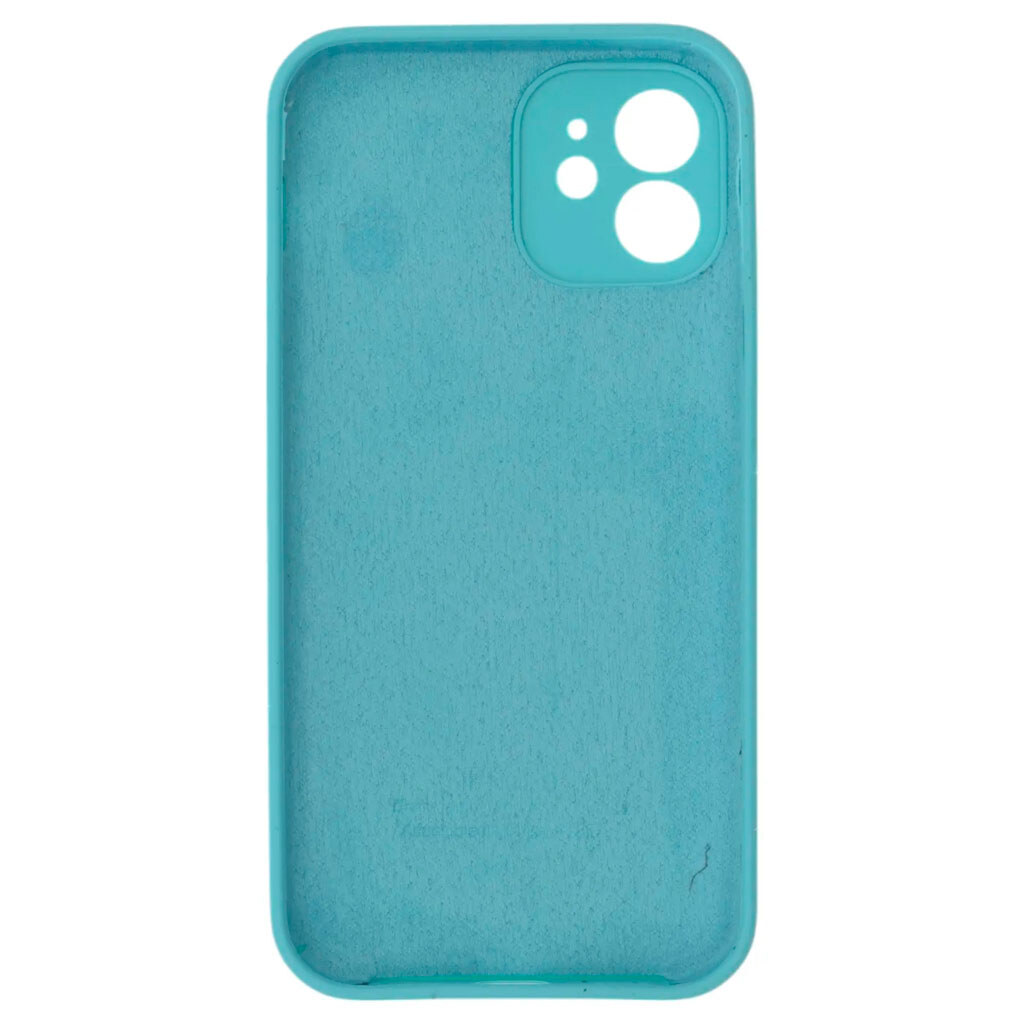 Чохол (накладка) Apple iPhone 12, Original Soft Case, Sea Blue, Блакитний - № 2 Чохол (накладка) Apple iPhone 12, Original Soft Case, Sea Blue, Блакитний - № 2