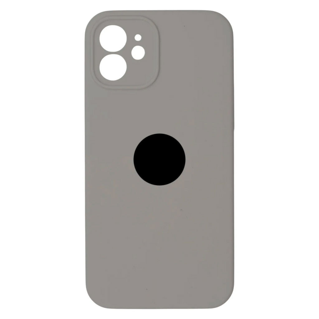 Чехол (накладка) Apple iPhone 12, Original Soft Case, Stone, Серый - № 1 Чехол (накладка) Apple iPhone 12, Original Soft Case, Stone, Серый - № 1