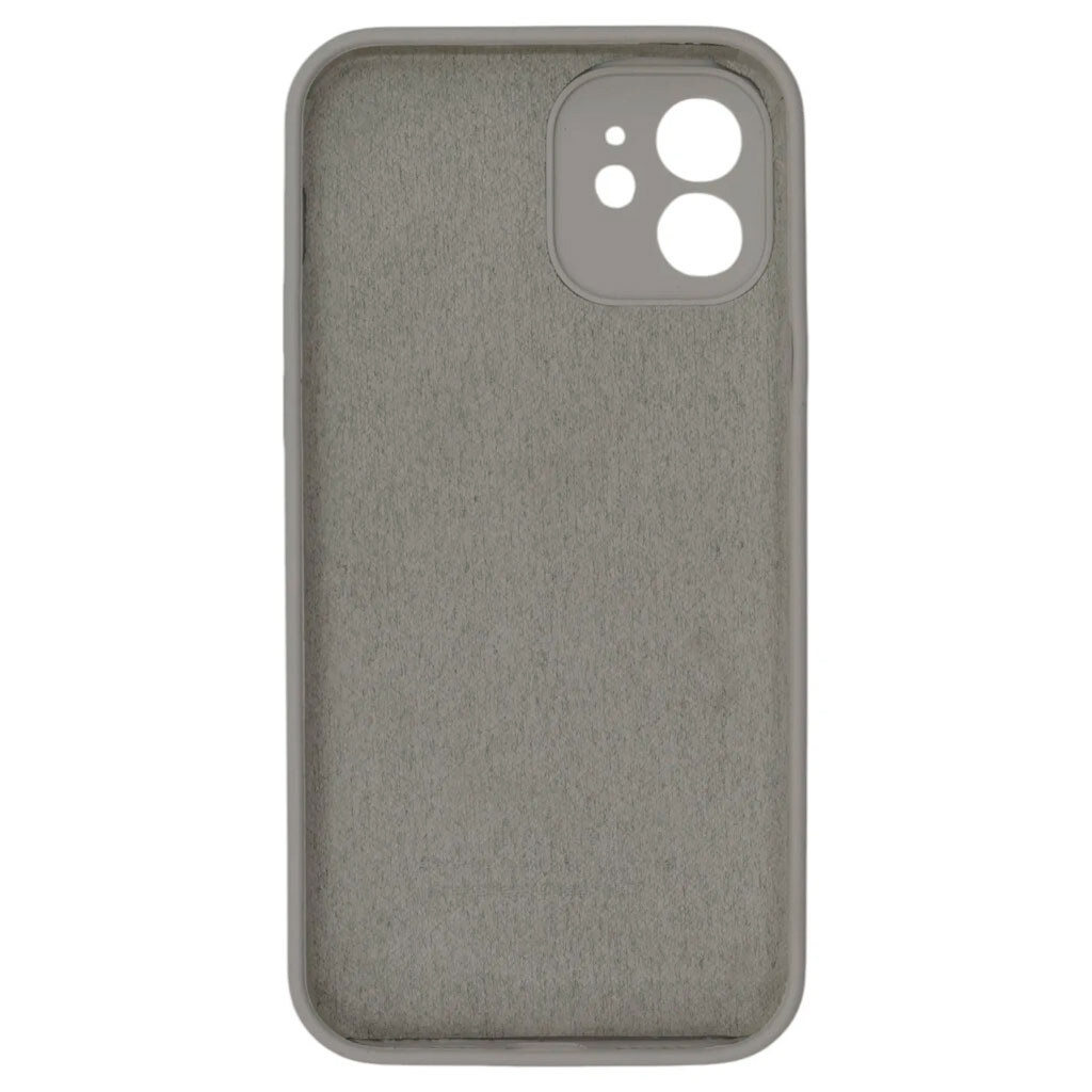 Чехол (накладка) Apple iPhone 12, Original Soft Case, Stone, Серый - № 2 Чехол (накладка) Apple iPhone 12, Original Soft Case, Stone, Серый - № 2