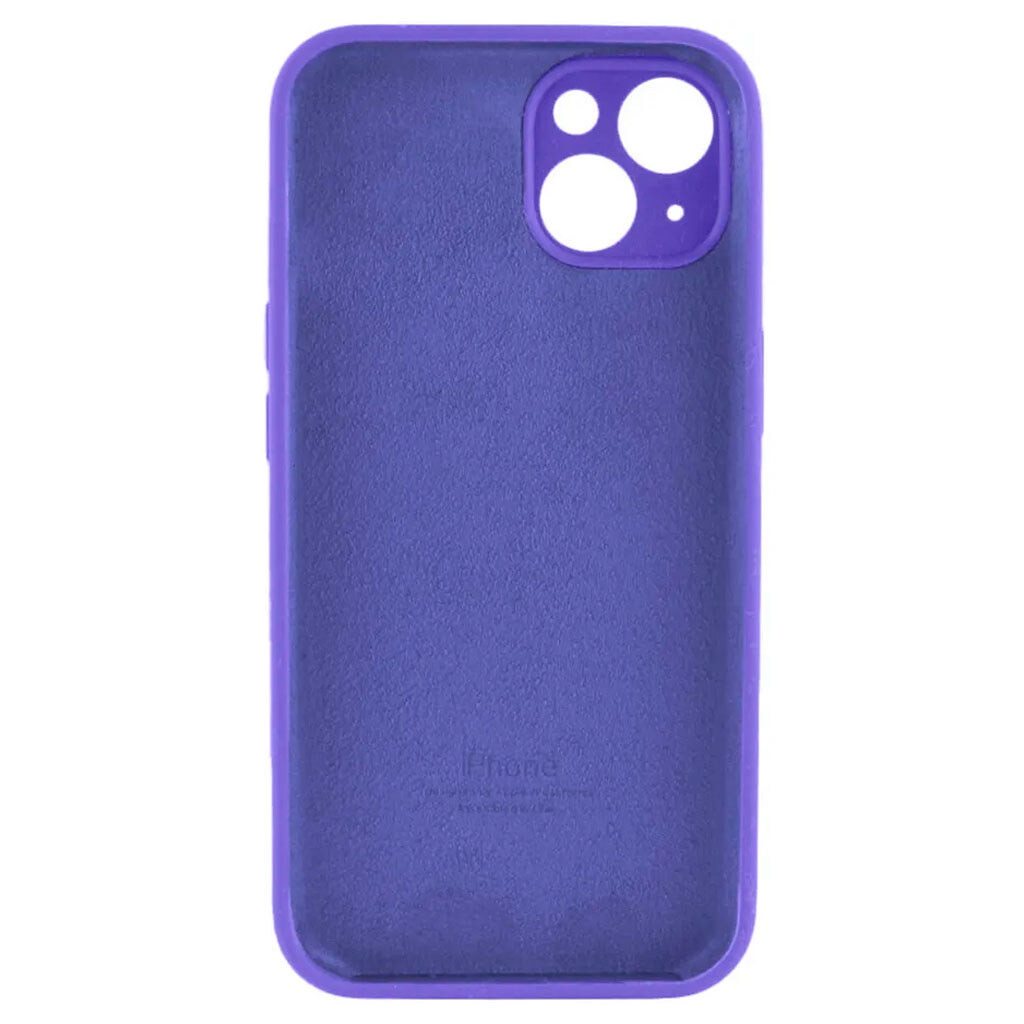 Чехол (накладка) Apple iPhone 14, Original Soft Case, Dark Purple, Фиолетовый - № 2 Чехол (накладка) Apple iPhone 14, Original Soft Case, Dark Purple, Фиолетовый - № 2