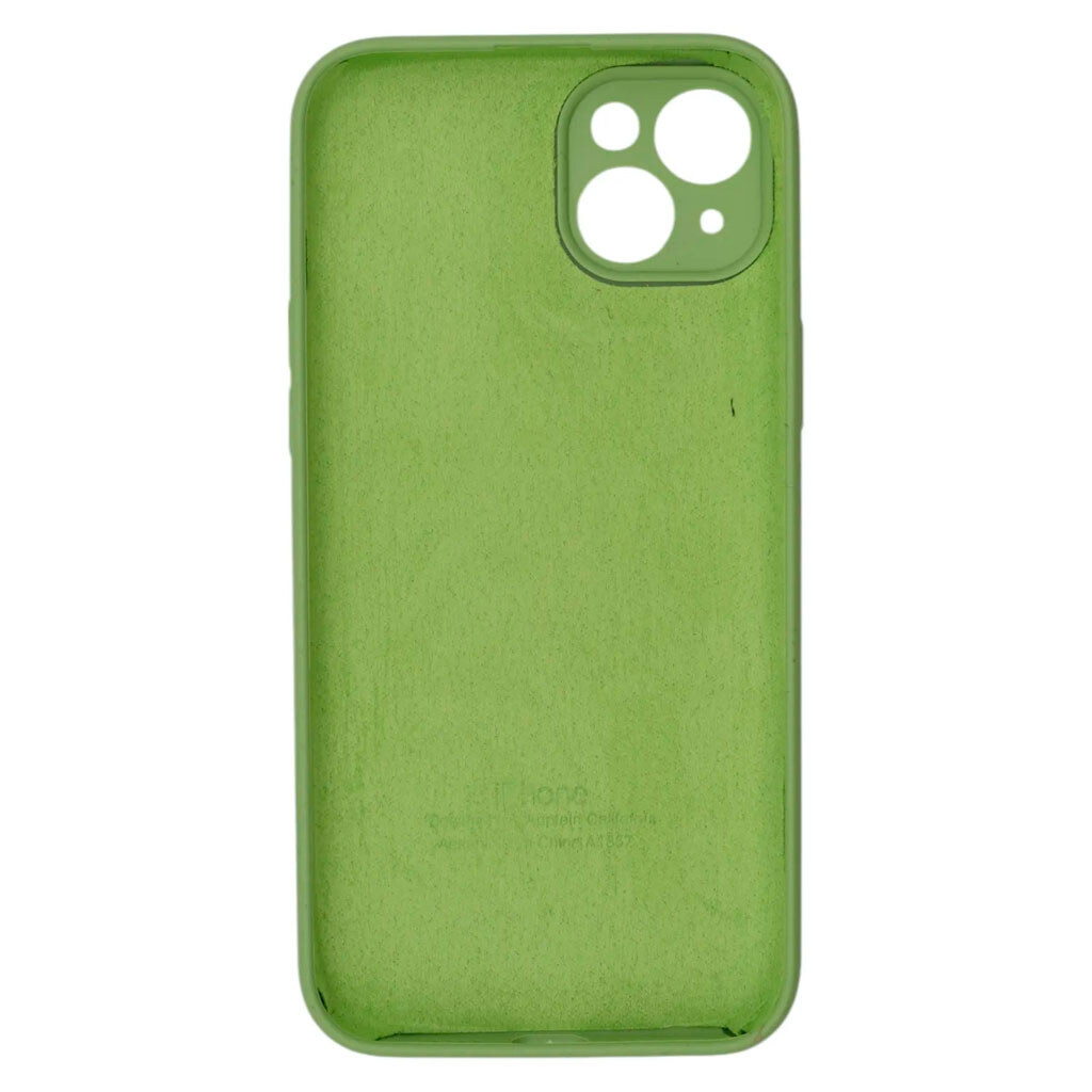 Чохол (накладка) Apple iPhone 15 Plus, Original Soft Case, Avocado Green, Зелений - № 2 Чохол (накладка) Apple iPhone 15 Plus, Original Soft Case, Avocado Green, Зелений - № 2