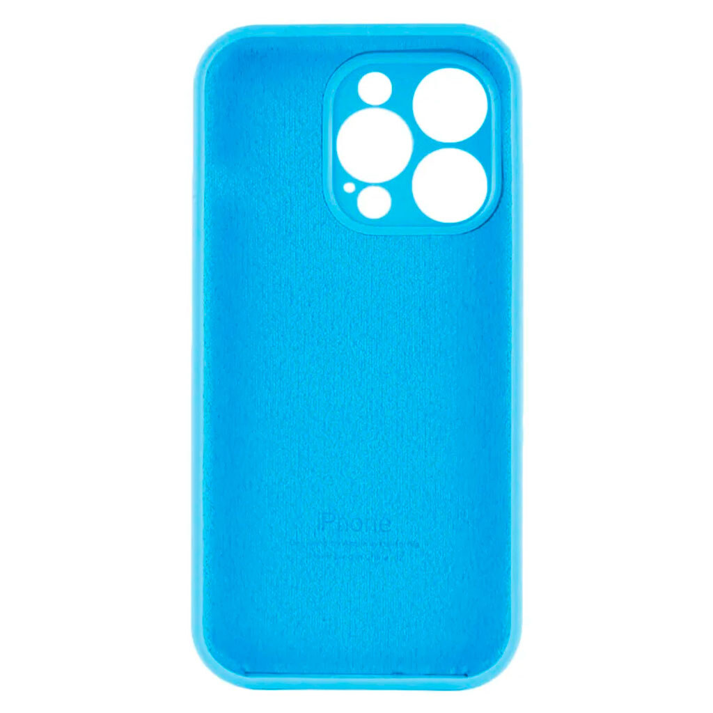 Чохол (накладка) Apple iPhone 15 Pro Max, Original Soft Case, Light Blue, Блакитний - № 2 Чохол (накладка) Apple iPhone 15 Pro Max, Original Soft Case, Light Blue, Блакитний - № 2
