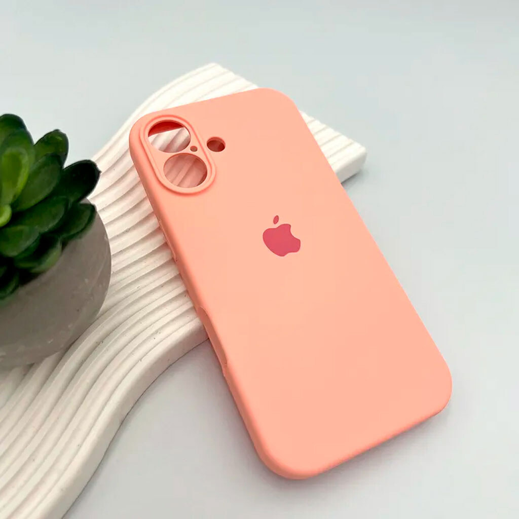 Чехол (накладка) Apple iPhone 17, Original Soft Case, Grapefruit, Розовый - № 3 Чехол (накладка) Apple iPhone 17, Original Soft Case, Grapefruit, Розовый - № 3