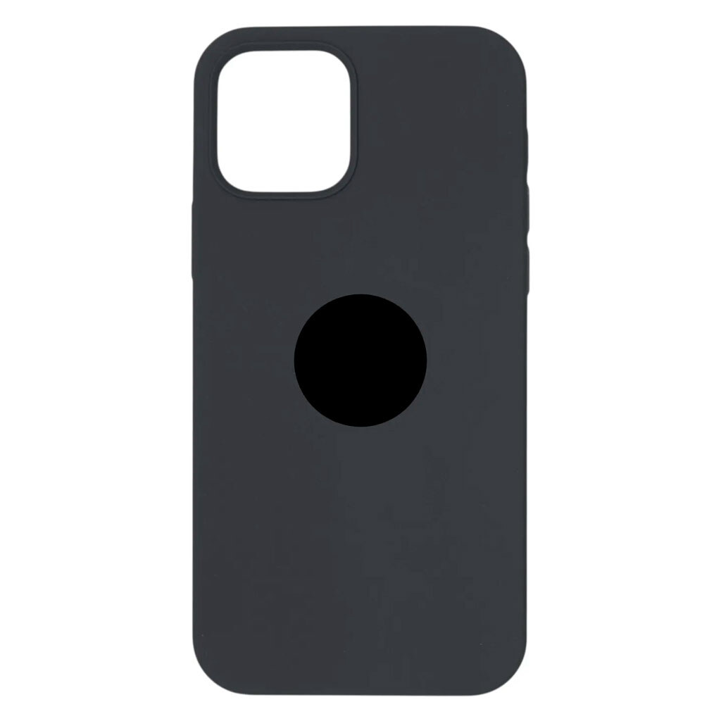 Чохол (накладка) Apple iPhone 12 Pro Max, Original Soft Case, Dark Grey, Сірий - № 1 Чохол (накладка) Apple iPhone 12 Pro Max, Original Soft Case, Dark Grey, Сірий - № 1