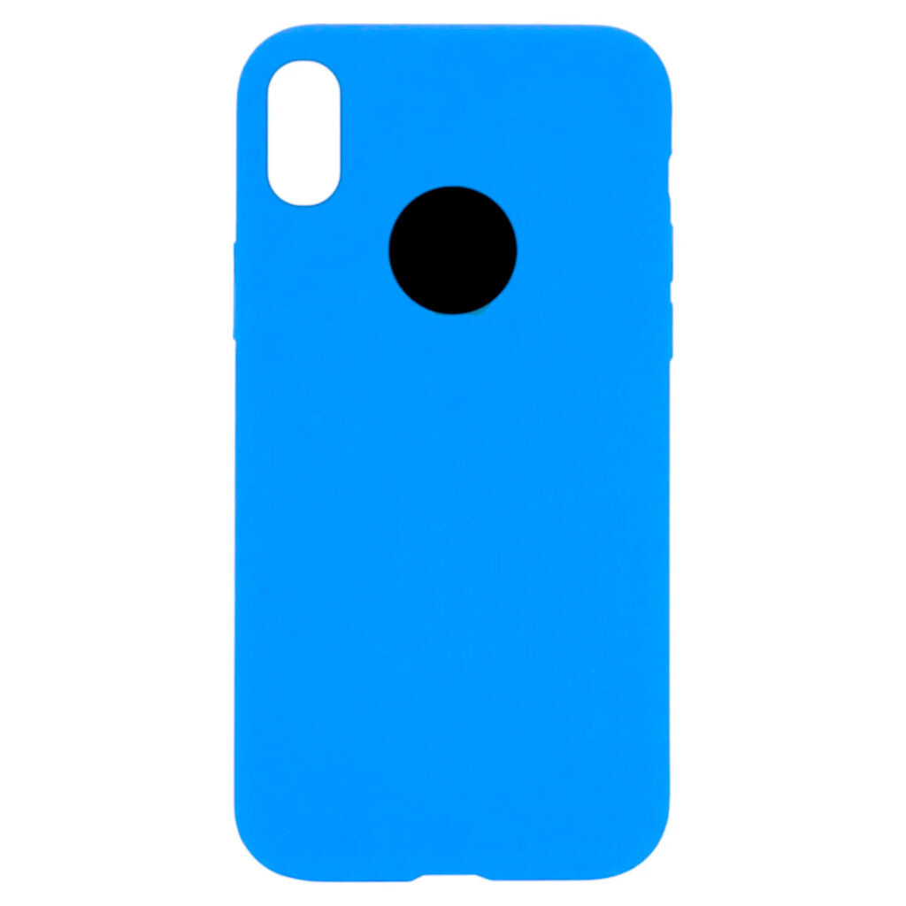 Чехол (накладка) Apple iPhone X / iPhone XS, Original Soft Case, Синий - № 1 Чехол (накладка) Apple iPhone X / iPhone XS, Original Soft Case, Синий - № 1