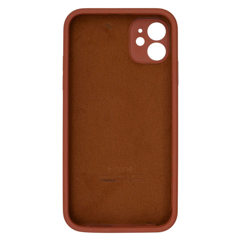 Чехол (накладка) Apple iPhone 11, Original Soft Case, Saddle Brown, Коричневый - № 2 Чехол (накладка) Apple iPhone 11, Original Soft Case, Saddle Brown, Коричневый - № 2