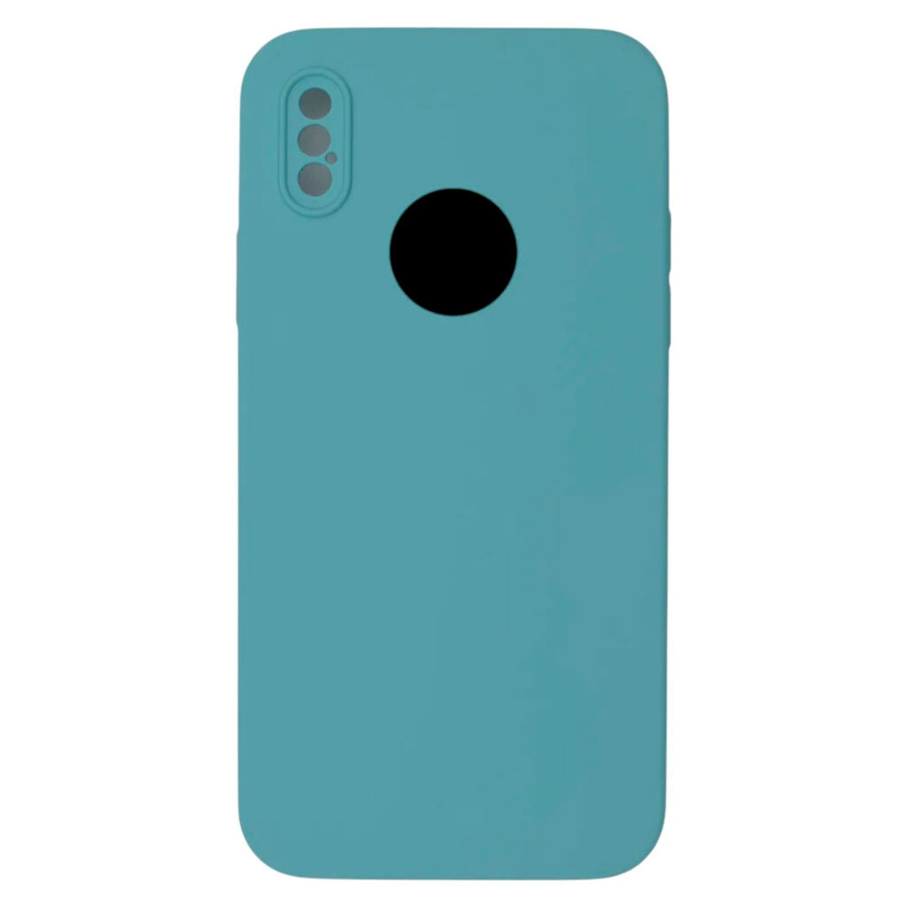 Чохол (накладка) Apple iPhone X / iPhone XS, Original Soft Case, Sea Blue, Блакитний - № 1 Чохол (накладка) Apple iPhone X / iPhone XS, Original Soft Case, Sea Blue, Блакитний - № 1