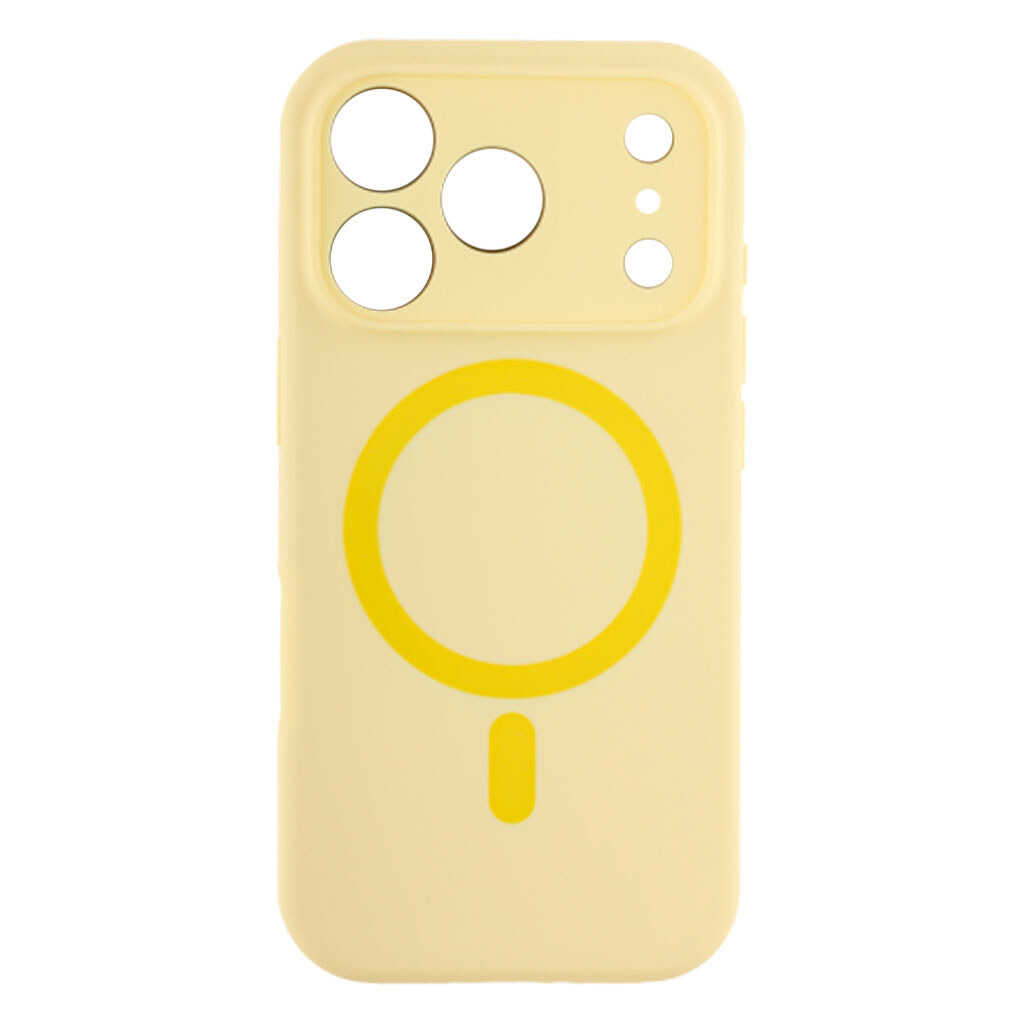 Чохол (накладка) Apple iPhone 18 Pro, Glow Full Camera, MagSafe, Жовтий - № 1 Чохол (накладка) Apple iPhone 18 Pro, Glow Full Camera, MagSafe, Жовтий - № 1
