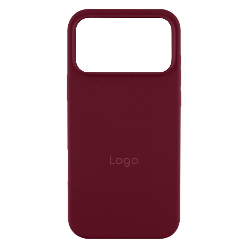 Чохол (накладка) Apple iPhone 18 Pro Max, Original Soft Case, Plum, Бордовий - № 1 Чохол (накладка) Apple iPhone 18 Pro Max, Original Soft Case, Plum, Бордовий - № 1