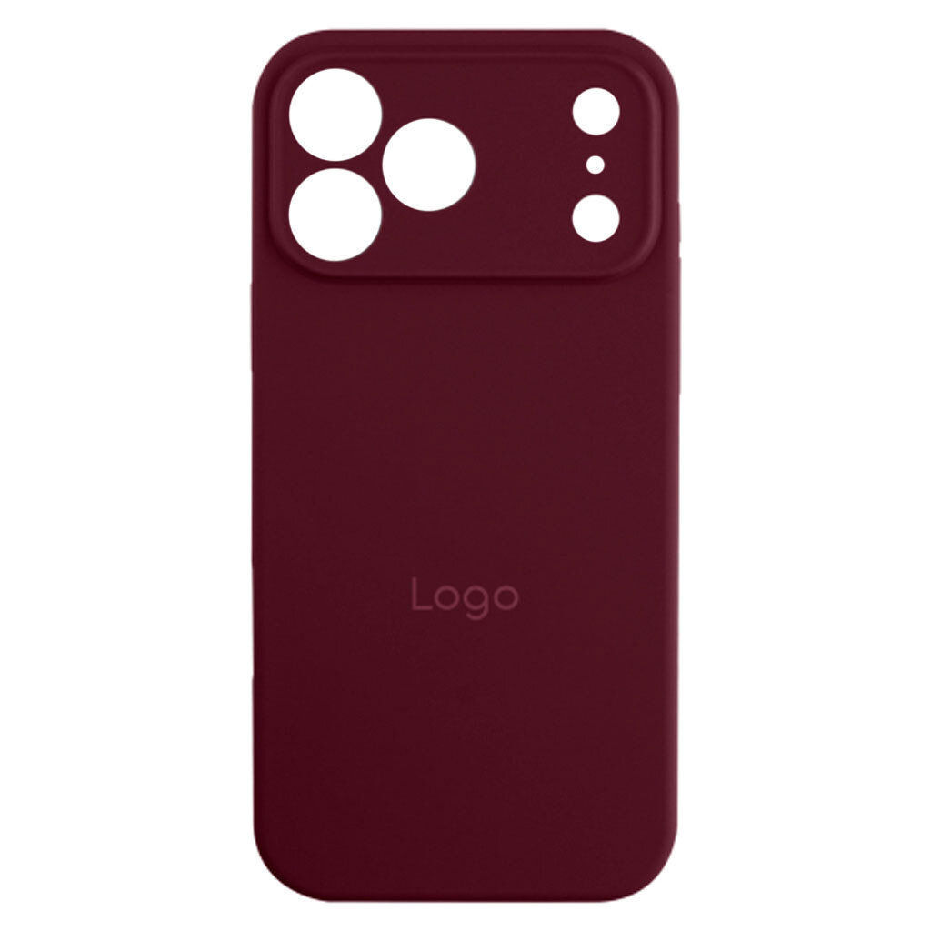 Чохол (накладка) Apple iPhone 18 Pro, Original Soft Case, Plum, Бордовий - № 1 Чохол (накладка) Apple iPhone 18 Pro, Original Soft Case, Plum, Бордовий - № 1